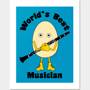 World's Best Clarinet Musician Posters and Art